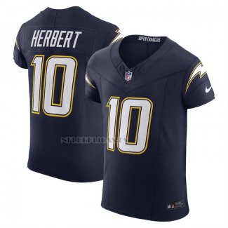 Camiseta NFL Elite Los Angeles Chargers Justin Herbert Alterno Super Chargers Vapor F.U.S.E. Azul