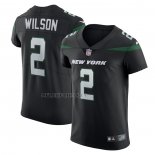 Camiseta NFL Elite New York Jets Zach Wilson Vapor Negro