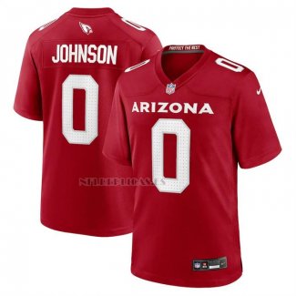 Camiseta NFL Game Arizona Rojos Will Johnson Rojo