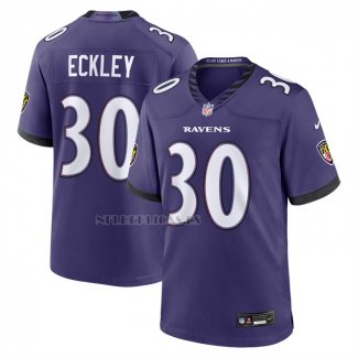 Camiseta NFL Game Baltimore Ravens Ryan Eckley Violeta