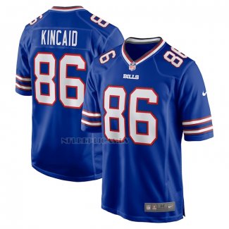 Camiseta NFL Game Buffalo Bills Dalton Kincaid 2023 NFL Draft First Round Pick Azul