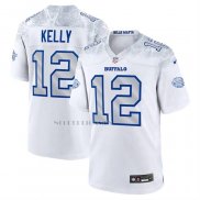Camiseta NFL Game Buffalo Bills Jim Kelly 2025 Rivalries Collection Retired Blanco
