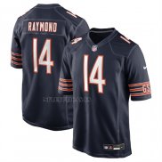 Camiseta NFL Game Chicago Bears Kalif Raymond Azul Marino