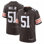 Camiseta NFL Game Cleveland Browns Mike Hall Jr Marron