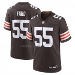 Camiseta NFL Game Cleveland Browns Spencer Fano 2026 Marron
