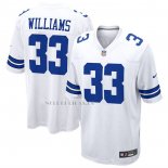 Camiseta NFL Game Dallas Cowboys Javonte Williams Blanco