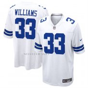 Camiseta NFL Game Dallas Cowboys Javonte Williams Blanco