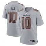 Camiseta NFL Game Denver Broncos Bo Nix Gris