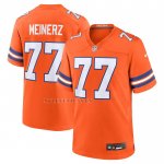 Camiseta NFL Game Denver Broncos Quinn Meinerz Mile High Collection 1977 Throwback Naranja