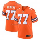 Camiseta NFL Game Denver Broncos Quinn Meinerz Mile High Collection 1977 Throwback Naranja