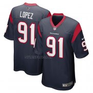 Camiseta NFL Game Houston Texans Roy Lopez Azul