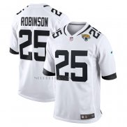 Camiseta NFL Game Jacksonville Jaguars James Robinson Blanco