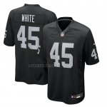 Camiseta NFL Game Las Vegas Raiders Devin White Negro