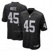 Camiseta NFL Game Las Vegas Raiders Devin White Negro