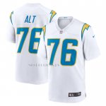 Camiseta NFL Game Los Angeles Chargers Joe Alt 2024 NFL Draft First Round Pick Blanco