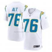 Camiseta NFL Game Los Angeles Chargers Joe Alt 2024 NFL Draft First Round Pick Blanco