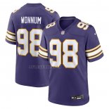Camiseta NFL Game Minnesota Vikings D.J. Wonnum Classic Violeta