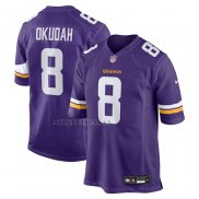 Camiseta NFL Game Minnesota Vikings Jeff Okudah Violeta1