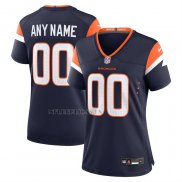 Camiseta NFL Game Mujer Denver Broncos Alterno Mile High Collection Personalizada Azul