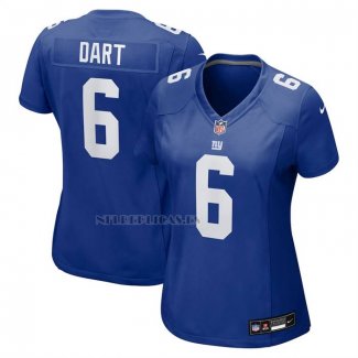 Camiseta NFL Game Mujer New York Giants Jaxson Dart Royal