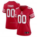 Camiseta NFL Game Mujer San Francisco 49ers Mike Evans Rojo