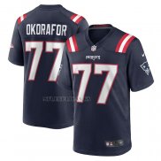 Camiseta NFL Game New England Patriots Chukwuma Okorafor Azul