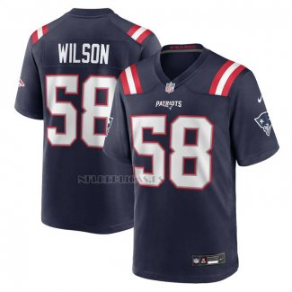 Camiseta NFL Game New England Patriots Jared Wilson Azul