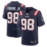 Camiseta NFL Game New England Patriots Jeremiah Pharms Jr. Azul Blanco