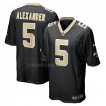 Camiseta NFL Game New Orleans Saints Kwon Alexander Negro