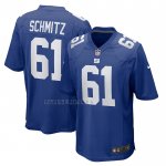 Camiseta NFL Game New York Giants John Michael Schmitz Azul