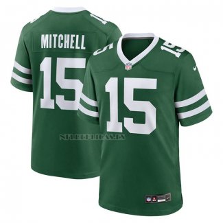 Camiseta NFL Game New York Jets Adonai Mitchell Verde