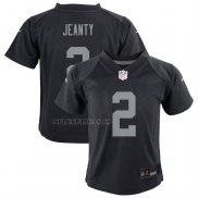 Camiseta NFL Game Nino Las Vegas Raiders Ashton Jeanty Negro