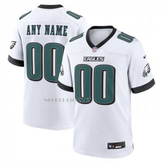 Camiseta NFL Game Philadelphia Eagles Blanco Personalizada