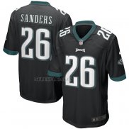 Camiseta NFL Game Philadelphia Eagles Miles Sanders Negro