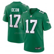 Camiseta NFL Game Philadelphia Eagles Nakobe Dean Alterno Verde