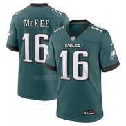Camiseta NFL Game Philadelphia Eagles Tanner McKee Jugador Verde