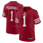 Camiseta NFL Game San Francisco 49ers Ricky Pearsall Rojo