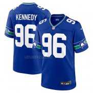 Camiseta NFL Game Seattle Seahawks Cortez Kennedy Throwback Retired Azul