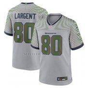 Camiseta NFL Game Seattle Seahawks Steve Largent 2025 Rivalries Collection Retired Gris