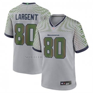 Camiseta NFL Game Seattle Seahawks Steve Largent 2025 Rivalries Collection Retired Gris