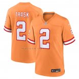 Camiseta NFL Game Tampa Bay Buccaneers Kyle Trask Throwback Naranja