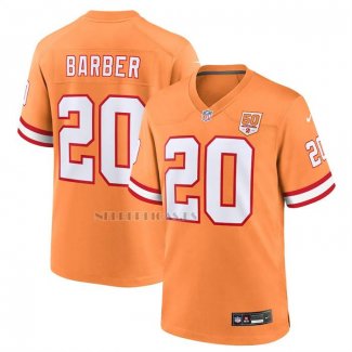 Camiseta NFL Game Tampa Bay Buccaneers Ronde Barber 50th Season Naranja