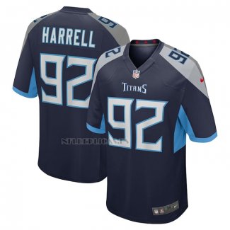 Camiseta NFL Game Tennessee Titans Jaylen Harrell Azul