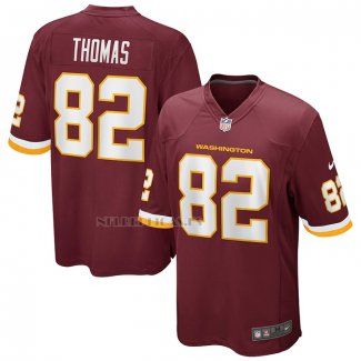 Camiseta NFL Game Washington Commanders Logan Thomas Rojo