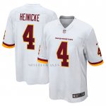 Camiseta NFL Game Washington Commanders Taylor Heinicke Blanco