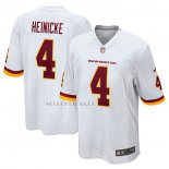 Camiseta NFL Game Washington Commanders Taylor Heinicke Blanco