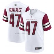 Camiseta NFL Game Washington Commanders Zane Gonzalez Blanco