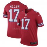 Camiseta NFL Legend Buffalo Bills Josh Allen Color Rush Legend Rojo