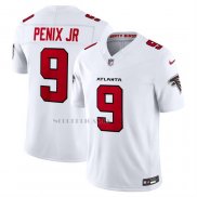 Camiseta NFL Limited Atlanta Falcons Michael Penix JR Vapor F.U.S.E. Blanco