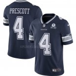 Camiseta NFL Limited Dallas Cowboys Dak Prescott 60th Anniversary Azul